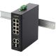 ISFG108 Switch przemysłowy PoE (8xPoE,