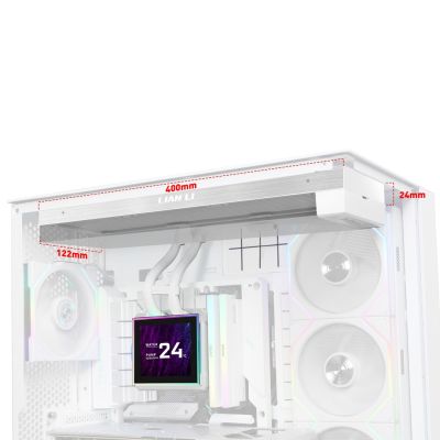 5. Lian Li HydroShift II LCD-S 360 Fanless Procesor Zestaw do chłodzenia płynami Biały 1 szt.