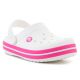 CROCS CROCBAND KIDS CLOG WHITE/PINK CRUSH 207006-6WU