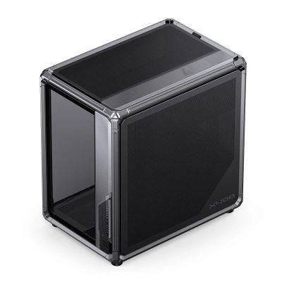 34. Jonsbo X400 PC-Gehäuse, Midi-Tower, ATX, Tempered Glass - grau