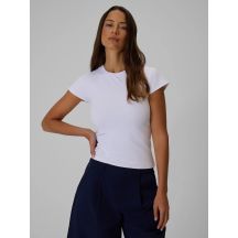 T-shirt slim gładki damski 4F 4FRSS26TTSHF4520-10S