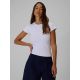 T-shirt slim gładki damski 4F 4FRSS26TTSHF4520-10S