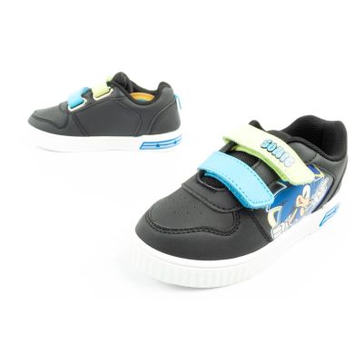 8. Leomil Sonic buty sportowe dziecięce sneakersy lekkie na rzep czarne