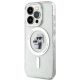 2. Etui Karl Lagerfeld Karl&Choupette Glitter MagSafe na iPhone 15 Pro - przezroczyste