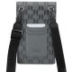 5. Torebka Karl Lagerfeld Saffiano Monogram Choupette - srebrna