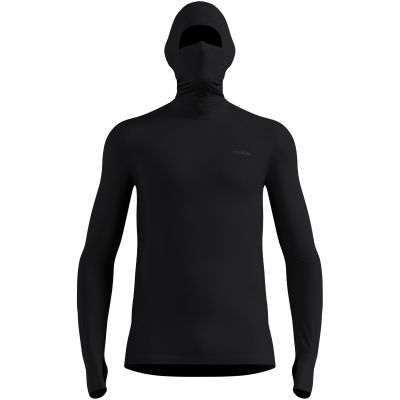 2. Bluza termoaktywna Odlo Active Warm BL Top Facemask LS - black rozmiar: m