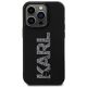3. Etui Karl Lagerfeld 3D Rubber Glitter Logo na iPhone 15 Pro Max - czarne