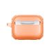 2. Etui AMAZINGTHING Titan Pro Mag Case Clear do AirPods Pro 3 - pomarańczowe