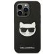 3. Etui Karl Lagerfeld Saffiano Choupette Head Patch na iPhone 14 Pro - czarne