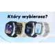 20. Smartwatch Damski GRAVITY GT15-11 Granatowy Pasek Silikonowy + Złota Bransoleta