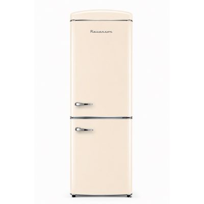 Lodówka Retro Ravanson LKK-315RC 597mm x 707mm x 1943 mm | 315l | Total No Frost | klasa E | kremowy