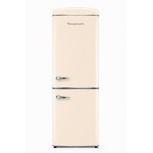 Lodówka Retro Ravanson LKK-315RC 597mm x 707mm x 1943 mm | 315l | Total No Frost | klasa E | kremowy