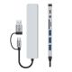 6. Adapter Tech-Protect HB06 HUB Adapter 8w1 TYP-C + USB2.0 + USB3.0 + SD/TF + AV3.5 - szary