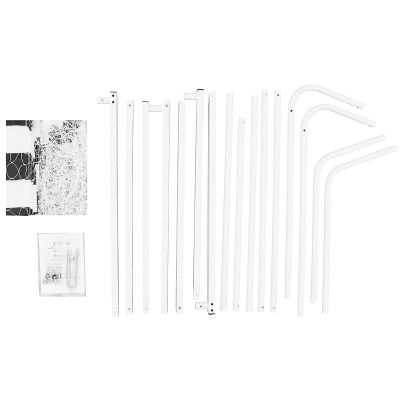 20. BRAMKA DO PIŁKI NOŻNEJ Z SIATKĄ 300x200x100CM ENERO