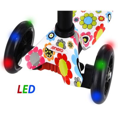 8. HULAJNOGA 3-KOŁOWA BALANSOWA ENERO MAXI FLOWERS