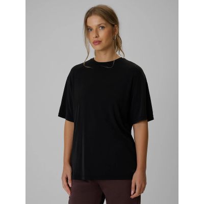 3. T-shirt loose z modalem damski 4F 4FRSS26TTSHF3630-20S