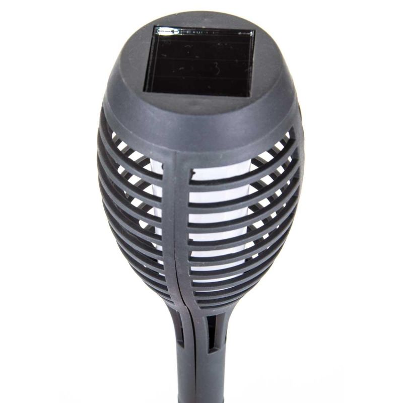 5. POCHODNIA LAMPA SOLARNA TAŃCZĄCE PŁOMYKI 12 LED SMD 7,5x7,5x46,5CM KPL 5SZT