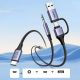 6. Adapter audio Ugreen z funkcją ładowania 2w1 USB-C - USB-A/C + minijack - czarny