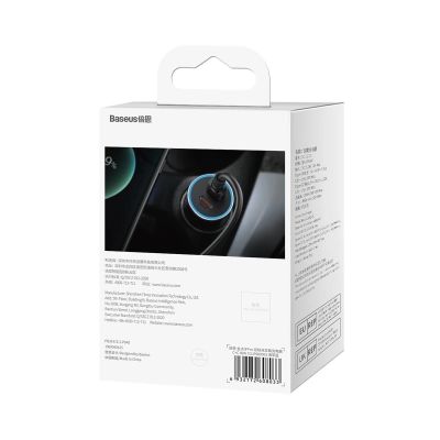16. Baseus Golden Contactor Pro ładowarka samochodowa 2x USB-C 40W niebieski (CGJP000003)