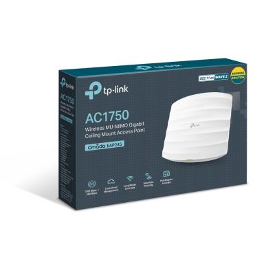 5. TP-Link EAP245 punkt dostępowy WLAN 1300 Mbit/s Biały Obsługa PoE
