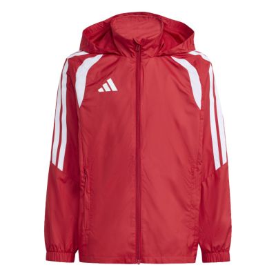 Kurtka dla dzieci adidas Tiro 26 League Windbreaker czerwona JY9724