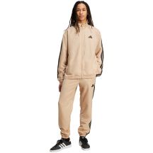 Dres męski adidas Sportswear Basic 3-Stripes Woven beżowy JX3149