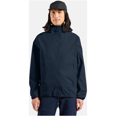 3. Kurtka przeciwdeszczowa męska Odlo ESSENTIAL 2.5L WATERPROOF Jacket hardshell granatowa