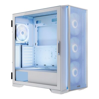 4. MODECOM OBUDOWA HORIZON ARGB FLOW MIDI USB TYPE -C BIAŁA