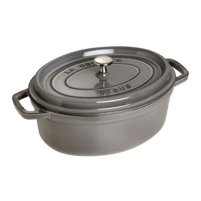 5. Garnek żeliwny owalny STAUB 40509-317-0 - grafitowy 4.2 ltr