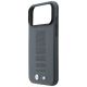 6. Etui BMW M Blue Perfo Metal Logo MagSafe na iPhone 18 Pro Max / 17 Pro Max - szare