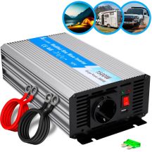 Przetwornica napięcia samochodowa 12V, 1500W modyfikowany sinus
