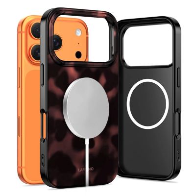 2. Etui Tech-Protect Lamano MagSafe na iPhone 17 Pro - czarno-czerwone