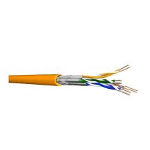 kabel instalacyjny CAT 7 4x2xAWG23/1 S/FTP - 2xekranowany: PIMF+Total Shield (Braid) sztywny LS0H