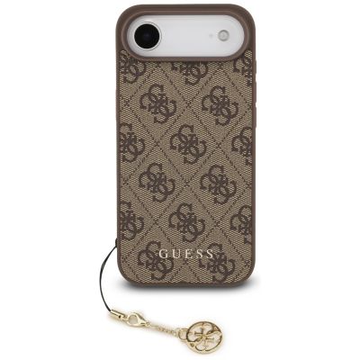 2. Etui Guess 4G Charms Collection MagSafe na iPhone Air - brązowe