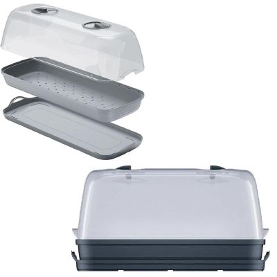 15. SZKLARNIA 3,6 L RESPANA TABLE GREENHOUSE 2 ANTRACYT