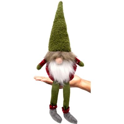 7. MIKOŁAJ DEKORACYJNY 60CM ZIELONY