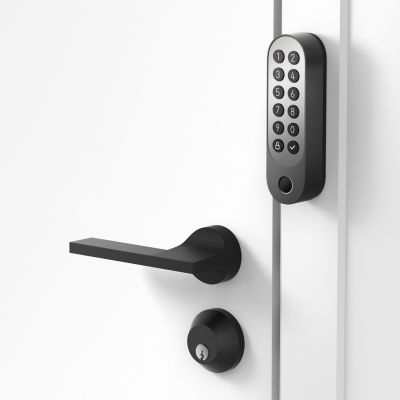 3. Aqara Smart Lock U200 Kit Czarny | Inteligentny zamek do drzwi | HomeKit, Thread, Bluetooth 5.1, NFC