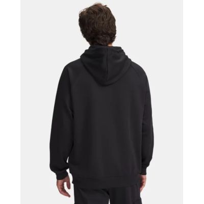 3. Bluza z kapturem Under Armour Rival Fleece Logo Hoodie - black/white