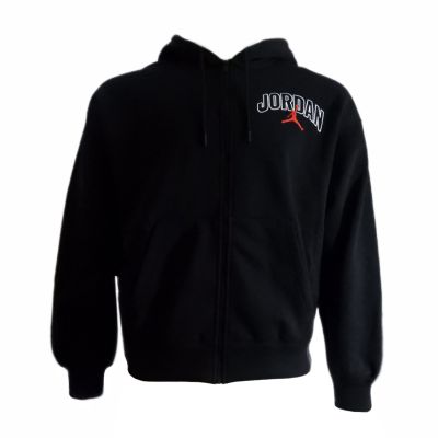 Bluza z kapturem Air Jordan Brooklyn Fleece Full-Zip Hoodie Czarna - IB7908-010
