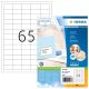 2. HERMA Etiketten A4 weiĂź 38,1x21,2 mm Papier 6500 St.
