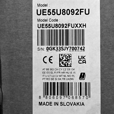 10. Telewizor Samsung UE55U8092F LED 55'' 4K Ultra HD Tizen Q-Symphony DVB-T2 Czarny