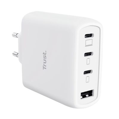 3. Ładowarka TRUST Maxo USB GaN 65 W z 4 portami