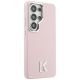 4. Etui Karl Lagerfeld K Metal Logo MagSafe na Samsung Galaxy S26 Ultra - różowe