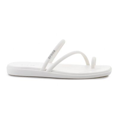 4. CROCS MIAMI TOE LOOP SANDAL W CHALK 209862-0WV