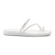 4. CROCS MIAMI TOE LOOP SANDAL W CHALK 209862-0WV
