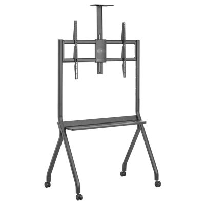14. MACLEAN WÓZEK DO TV, PÓŁKA NA KAMERĘ, NA KÓŁKACH, 55-100", MAX. OBCIĄŻENIE 120KG/10KG PÓŁKA, MAX. VESA 900X600 MC-114 B