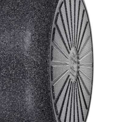 7. Patelnia BALLARINI Salina Granitium głęboka z 2 uchwytami granitowa 24 cm 75002-811-0