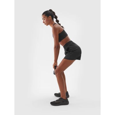 3. Spodenki treningowe szybkoschnące damskie 4F 4FWAW24TFSHF705-20S