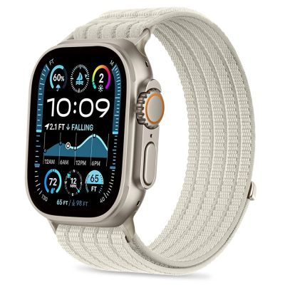 Pasek Tech-Protect Nylon Sport na Apple Watch 44 / 45 / 46 / 49 mm - beżowy