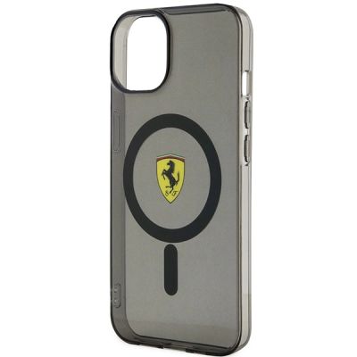 6. Etui Ferrari Translucent MagSafe na iPhone 14 - czarne